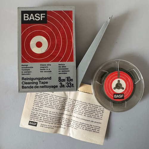 Nastro pulizia vintage basf - di,